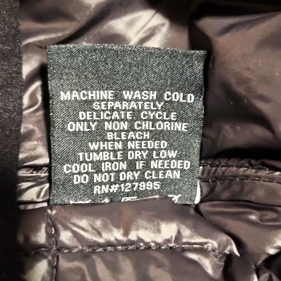 Hawke & Co Down Packable Puffer Zip Up Vest Black & Gray Men's Size Large - Picture 8 of 11